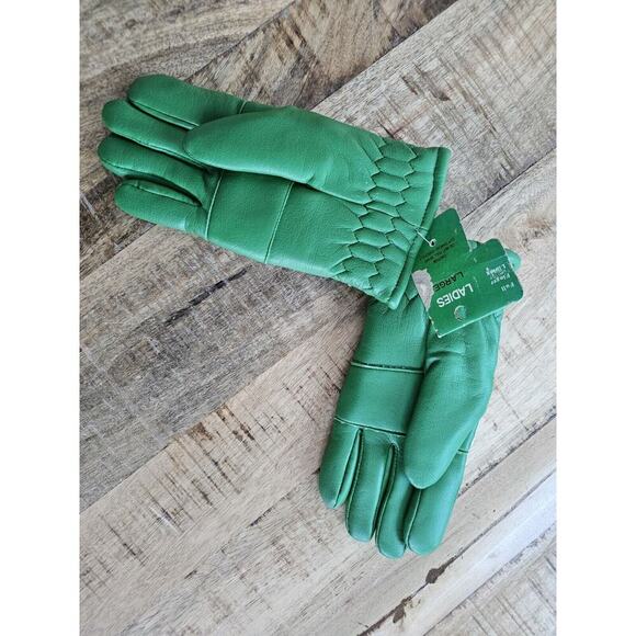 Ski Gloves Vintage Vinyl Women's Size Large Retro - Picture 3 of 7